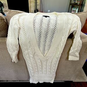 Women’s see-through sweater, deep v